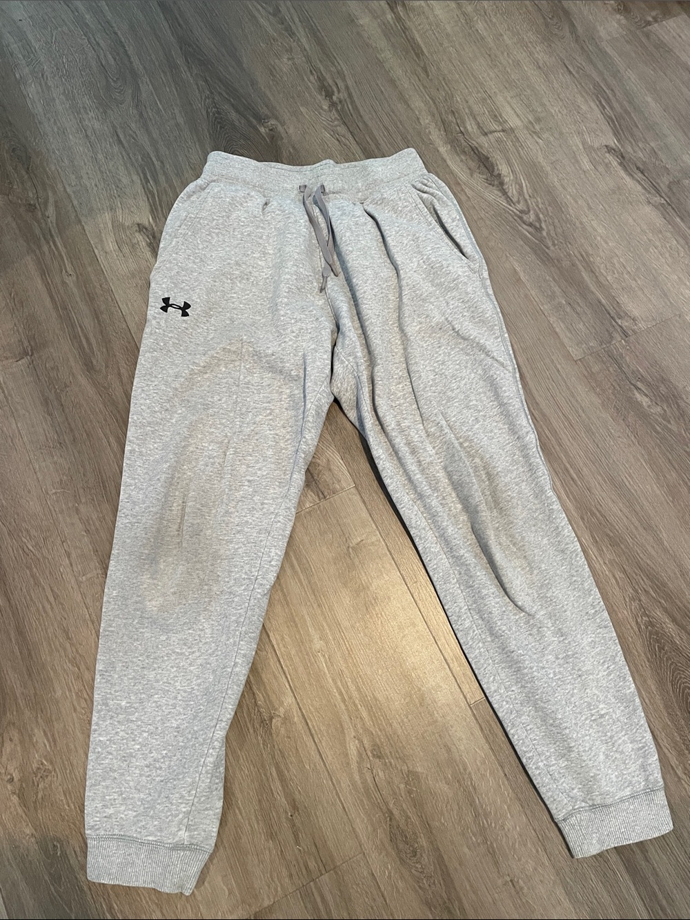 Under Armour Gray Kids Joggers (staining at knees - see decription)